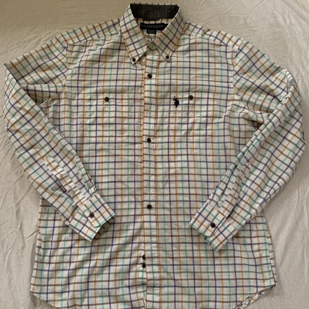 U.S Polo Assn. plaid button down shirt